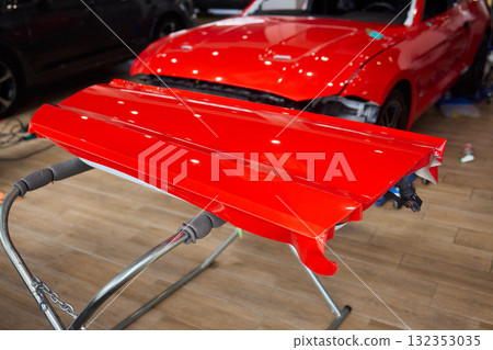 Our car wrap installation services redefine vehicle aesthetics and branding at our auto shop 132353035