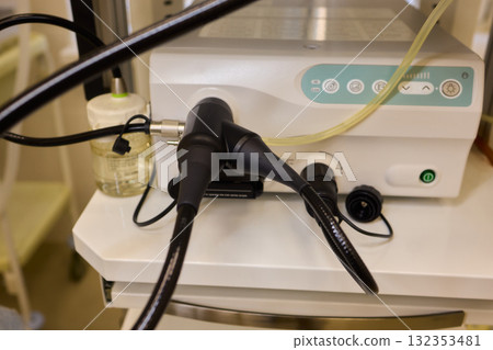 Medical Equipment Featuring Connection Ports Along with Tubing for Various Applications Medical Equipment Featuring Connection Ports Along with Tubing for Various Applications 132353481