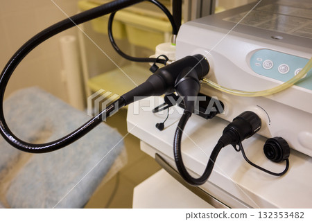 Medical Equipment Featuring Connection Ports Along with Tubing for Various Applications 132353482