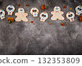 Mexican Halloween Dia de los Muertos cookies 132353809