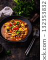 Lagman with beef and vegetables 132353832
