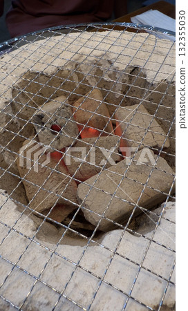 Charcoal grill at a BBQ restaurant Charcoal grill at a BBQ restaurant 132355030