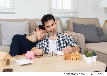 Emotional Support and Financial Strategies. A pair of men nurturing their relationship while emphasizing financial literacy. Emotional Support and Financial Strategies. A pair of men nurturing their relationship while emphasizing financial literacy. 132357292