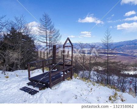 Snow-covered winter scenery at Kiyosato Terrace Snow-covered winter scenery at Kiyosato Terrace 132358062