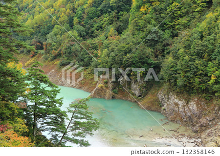 Takase Valley in autumn 132358146