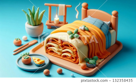 Tiny Yummy Clay World: Realistic Cute Food 3D Art 132358435