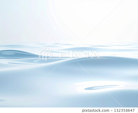 Blue waves on a white background 132358647