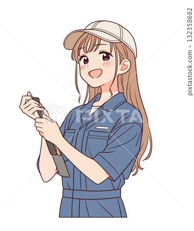 生產現場的女孩 生產現場的女孩 132358682