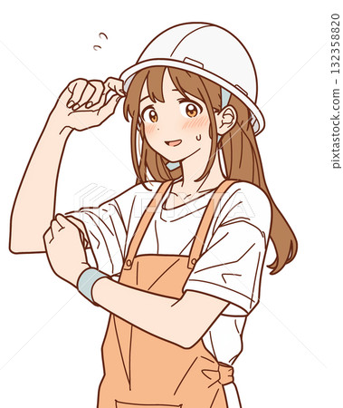 生產現場的女孩 132358820