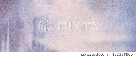 Light lilac abstract watercolor texture background with violet gradient surface, macro. Pastel art backdrop 132358960