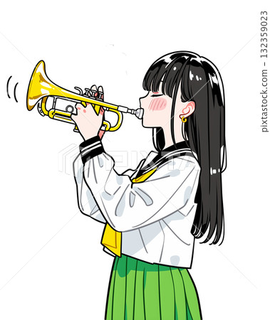 Brass band girls 132359023
