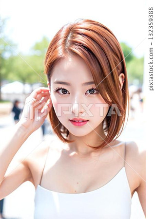 Young women's skin care 132359388