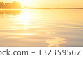 A sea stained in a morning glow 132359567