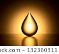 Golden shining drops 132360311