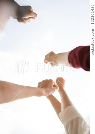 fist pump, cheering, hand 132361483