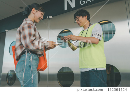 staff, female, lady 132361524