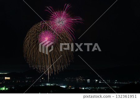 Scenes from the Mikkabi Fireworks Festival in Hamamatsu City (Shizuoka Prefecture) Scenes from the Mikkabi Fireworks Festival in Hamamatsu City (Shizuoka Prefecture) 132361951