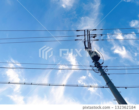 A stunning view of the sky framed by lush, green tree leaves, captured from below. The interplay of sunlight and foliage creates a refreshing and serene atmosphere. A stunning view of the sky framed by lush, green tree leaves, captured from below. The interplay of sunlight and foliage creates a refreshing and serene atmosphere. 132362184