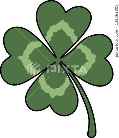 clover leaf isolated clover leaf isolated 132362808