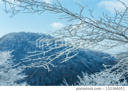 冬季赤城山的積雪 05 冬季赤城山的積雪 05 132366051