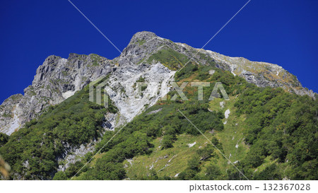 Autumn in the Northern Alps: The road to Karasawa Cirque, with views of Minamidake and the Okirito from Yokoodani Autumn in the Northern Alps: The road to Karasawa Cirque, with views of Minamidake and the Okirito from Yokoodani 132367028