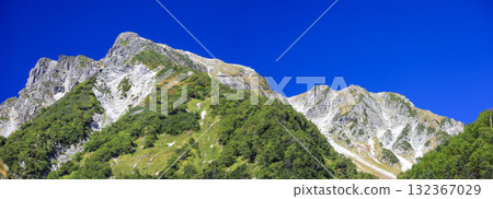 Autumn in the Northern Alps: The road to Karasawa Cirque, with views of Minamidake and the Okirito from Yokoodani Autumn in the Northern Alps: The road to Karasawa Cirque, with views of Minamidake and the Okirito from Yokoodani 132367029
