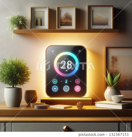 A digital smart home device, Ai generated image 132367151