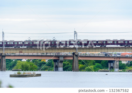 Hankyu Railway Imazu Line Railway Bridge 132367582