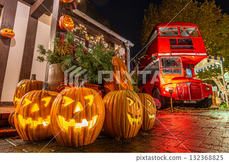 Shuzenji Rainbow Village Halloween illuminations Shuzenji Rainbow Village Halloween illuminations 132368825