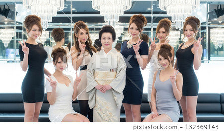 銀座俱樂部媽媽和女主人 132369143