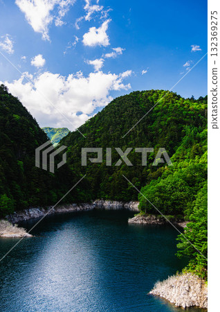 奧木曾湖的新綠 奧木曾湖的新綠 132369275