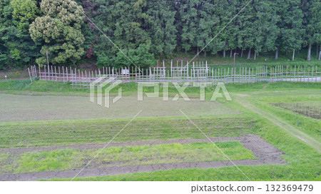 Shinshiro City: A view from above the Shitarahara Battlefield (Historic Shitarahara Battlefield) on a clear day 132369479