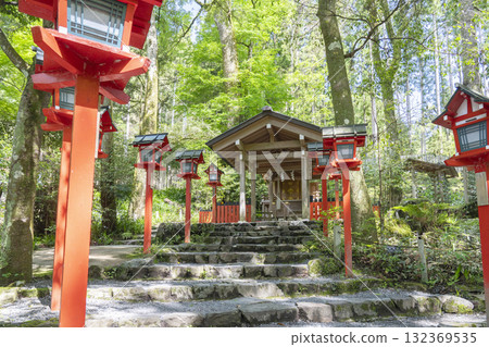 京都的新綠,貴船神社協會(中宮)正殿 京都的新綠,貴船神社協會(中宮)正殿 132369535