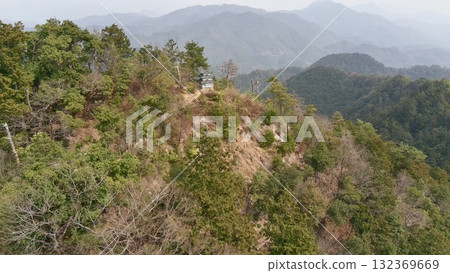 A view from above Okusa Castle, Toki clan's guardian of Mino Province A view from above Okusa Castle, Toki clan's guardian of Mino Province 132369669