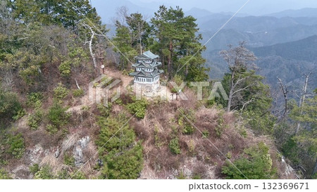 從大草城俯瞰，土岐氏守護著美濃國 132369671