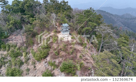A view from above Okusa Castle, Toki clan's guardian of Mino Province A view from above Okusa Castle, Toki clan's guardian of Mino Province 132369674