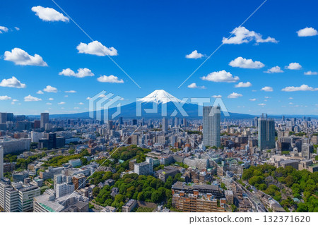View of the cityscape towards Mount Fuji from New Man Takanawa View of the cityscape towards Mount Fuji from New Man Takanawa 132371620