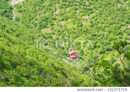 百劍堂(山間小屋)聖和兔在南阿爾卑斯山登山 百劍堂(山間小屋)聖和兔在南阿爾卑斯山登山 132371720
