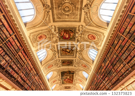 Senate of french republic, library, Paris, France 132373823