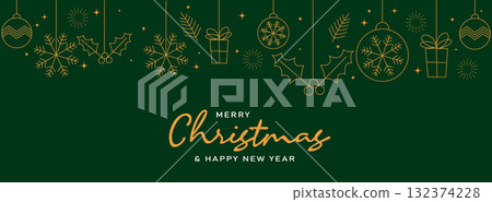 Merry Christmas and happy new year on Christmas letters, Gift boxes, Christmas element for web Merry Christmas and happy new year on Christmas letters, Gift boxes, Christmas element for web 132374228