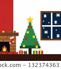 Christmas tree (dot picture) 132374363