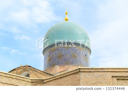 Beautiful exterior view of the Khazrati Imam Mosque in Tashkent, the capital of Uzbekistan Beautiful exterior view of the Khazrati Imam Mosque in Tashkent, the capital of Uzbekistan 132374446