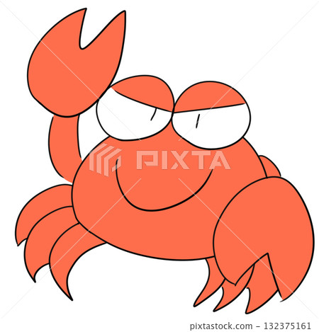 蟹剪貼畫 蟹剪貼畫 132375161