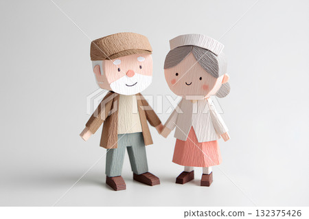 老人與善良護士的溫馨日常生活（3D紙模型） 132375426