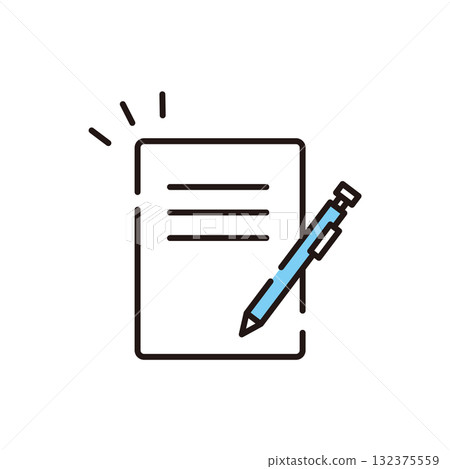 Memo, signature, document, paper Memo, signature, document, paper 132375559