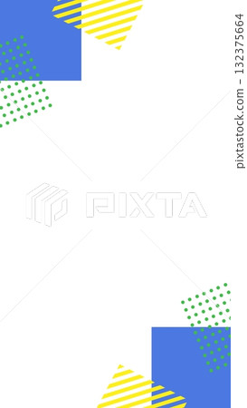 Simple geometric pop business frame background Simple geometric pop business frame background 132375664