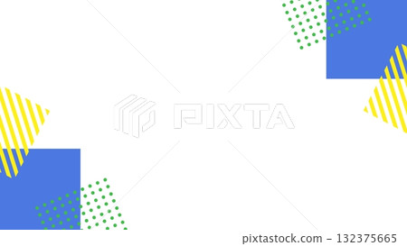 Simple geometric pop business frame background 132375665