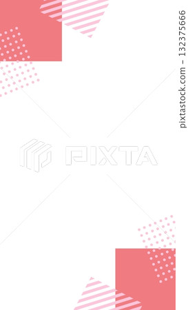 Simple geometric pop business frame background 132375666
