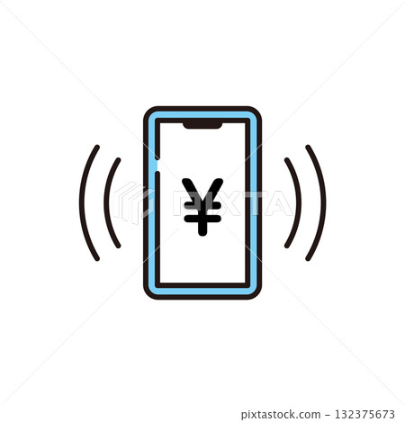 Smartphone and yen 132375673