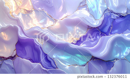 藍色貝殼狀珍珠紋理材質 藍色貝殼狀珍珠紋理材質 132376011